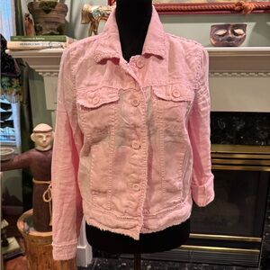 Tommy Bahama Light Pink Jean Jacket